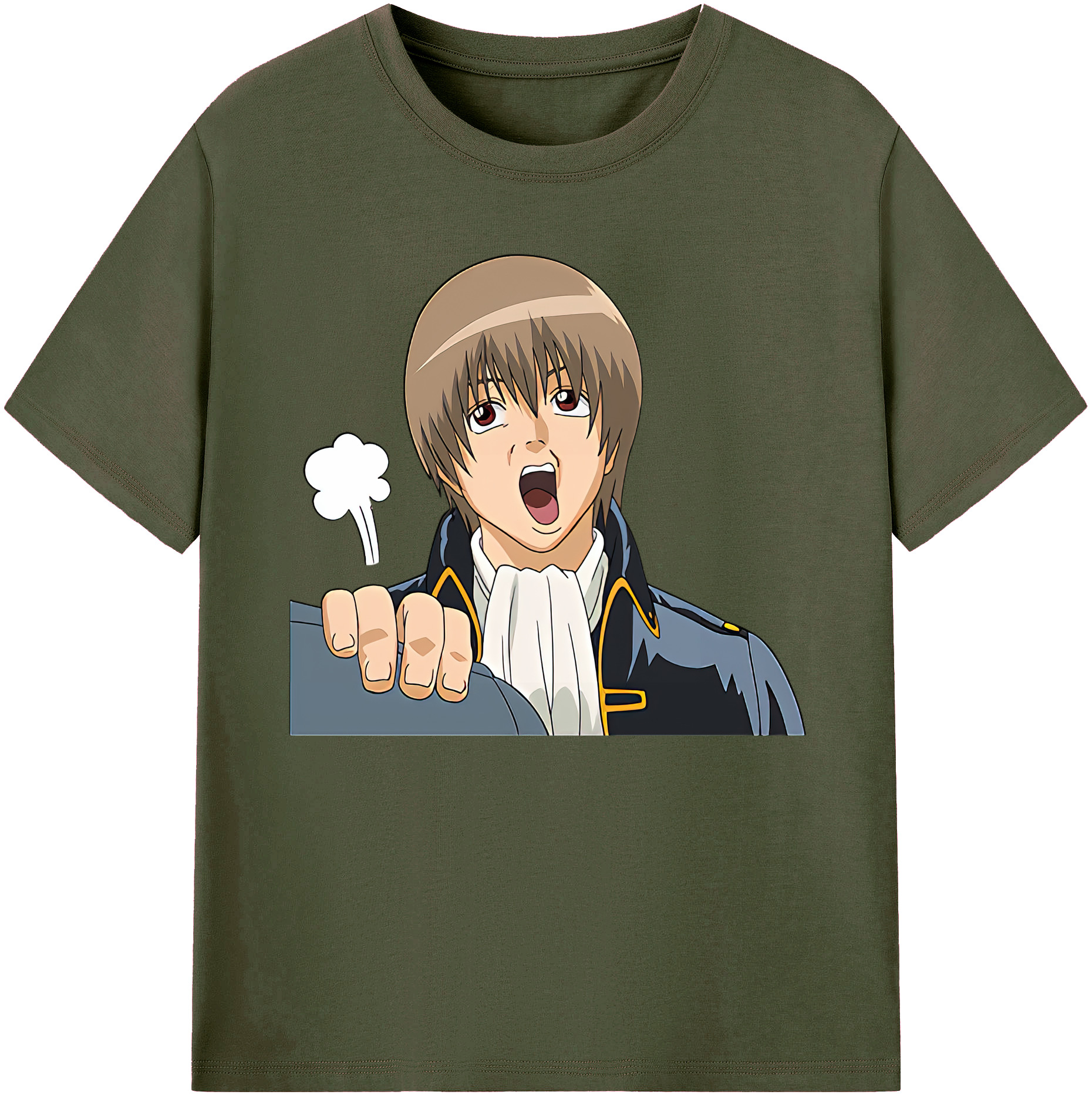 （画像用） ぎんたま 坂田銀時（さかたぎんとき） 神楽 志村新八（しむら しんぱち） GINTAMA Sakata Gintoki Kagura Shimura Shinpachi 綿100％ メンズ半袖Tシャツ｜肌触りやわらか＆通気性